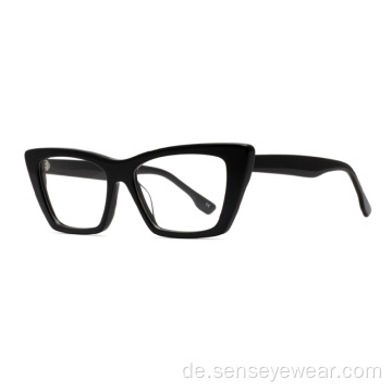 Cat Eye Design Unisex Acetat optische Rahmenbrille